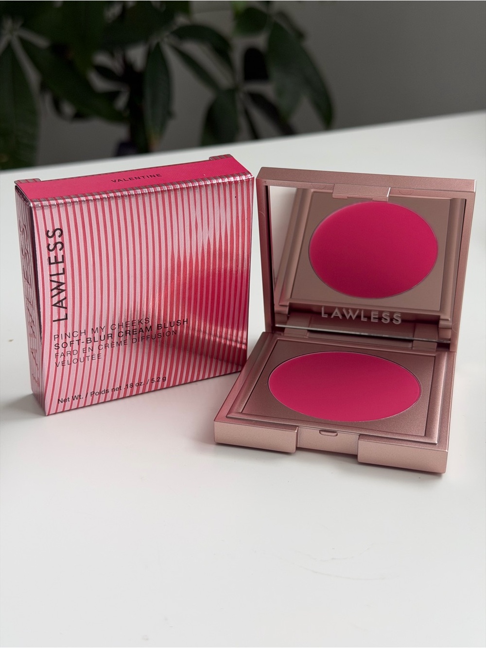 LAWLESS Pinch My Cheeks Soft-Blur Cream Blush โ Valentine | Brand New in Box